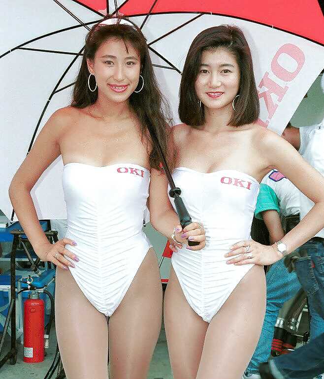 Freds Sexy Asian Race Queens in One Piece Outfits